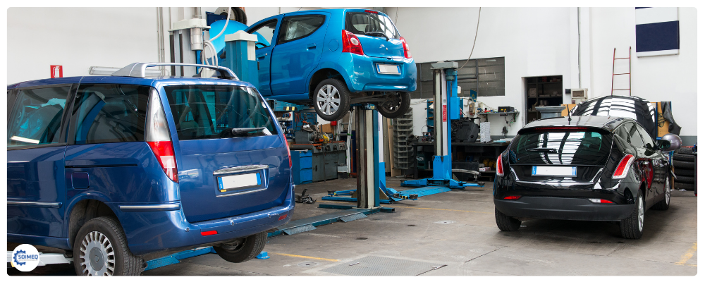 Reparación de elevador automotriz soimeq